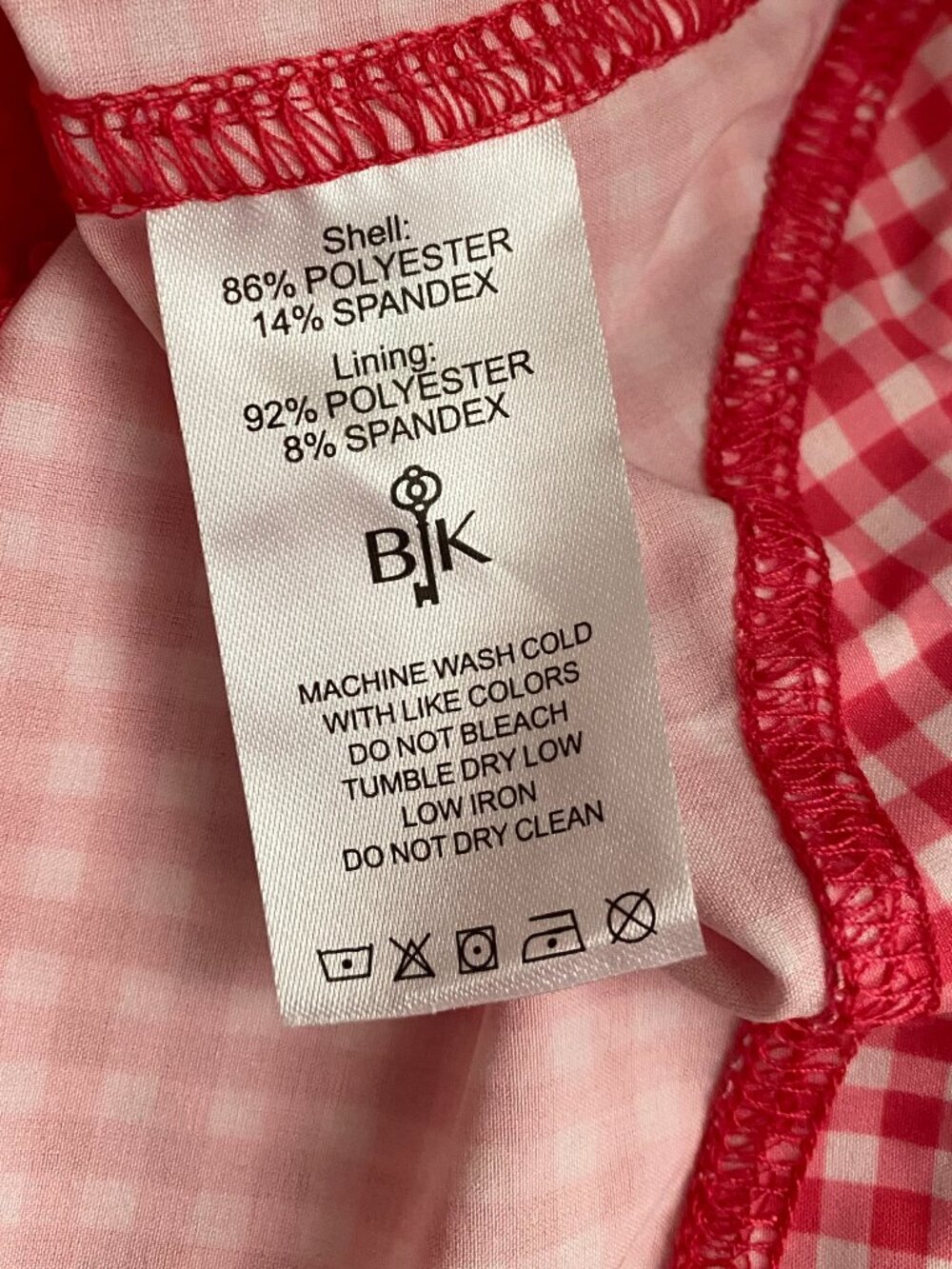 Belyn Key | Melon Check Ruffle Skort - Picture 10 of 10